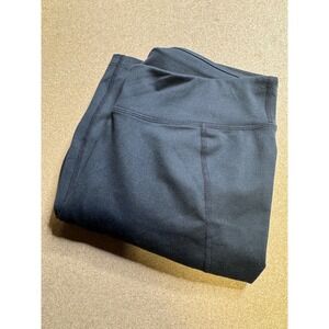 Title Nine‎ Black Active Workout Capri Pants Side Pocket Women's Size S
